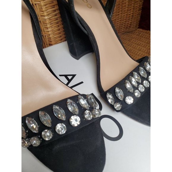 Aldo Black-Stones Adreraven Heels 8 - Picture 2 of 8
